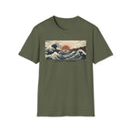 Ocean Therapy T-Shirt — Vintage Wave Sunset Graphic Tee