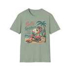 Salty But Unbothered Flamingo T-Shirt — Tropical Beach Vacation Tee