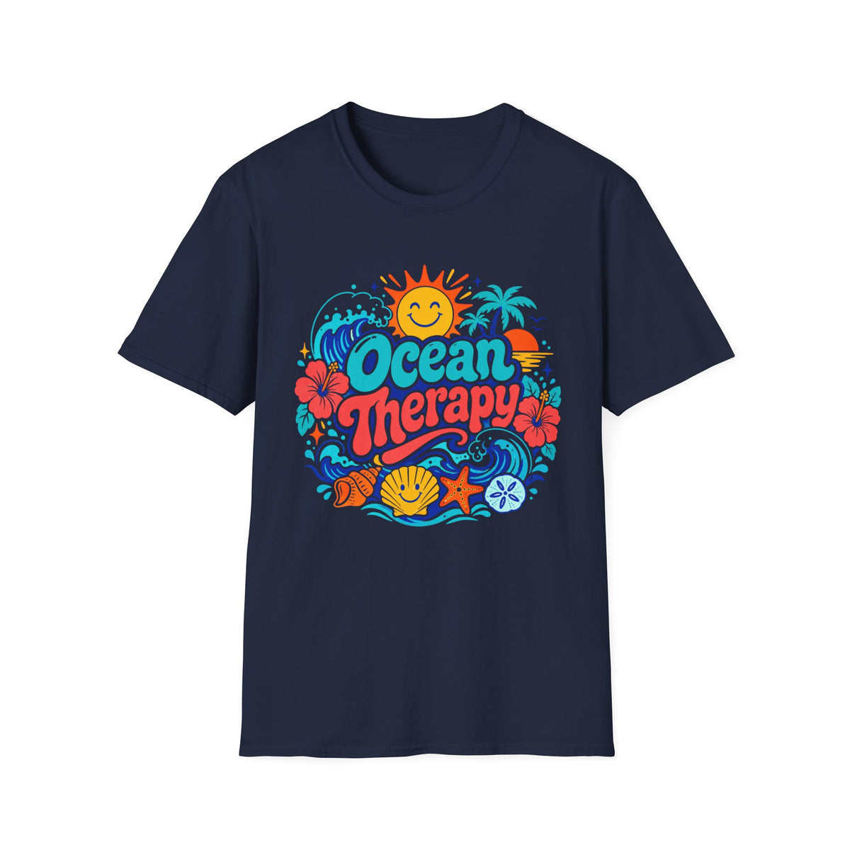 Ocean Therapy Beach Vibes T-Shirt