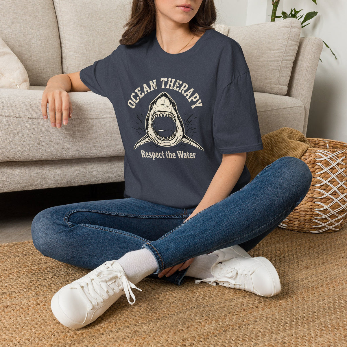 Ocean Therapy Respect The Water T Shirt