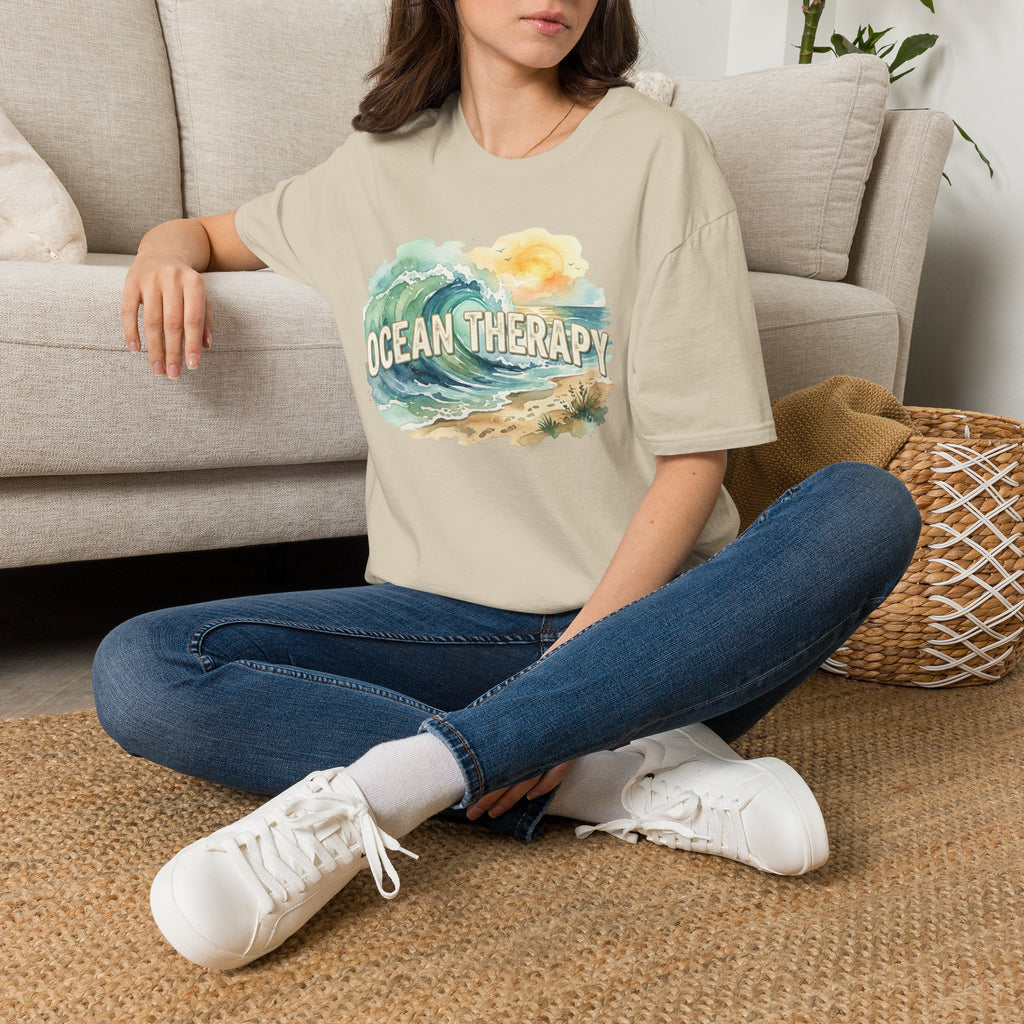 Ocean Therapy Beach Wave T Shirt