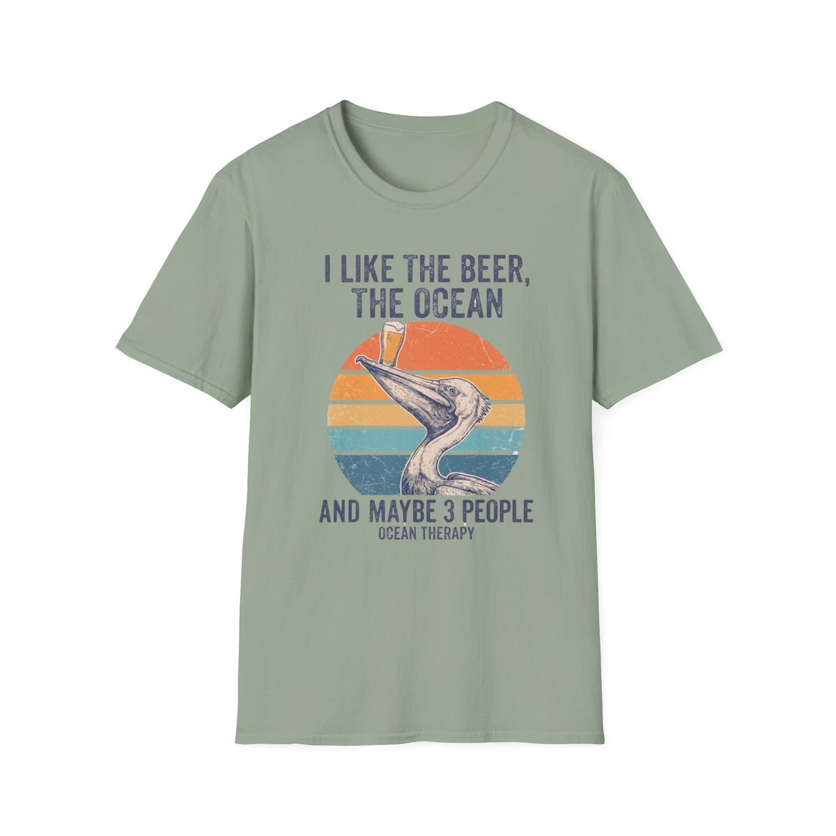 Ocean Therapy Beer Ocean People T Shirt