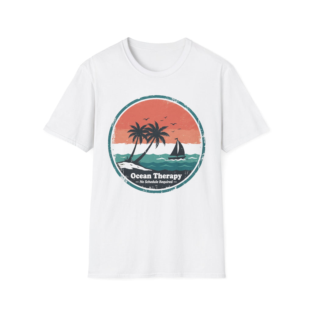 Ocean Therapy No Schedule Required T Shirt