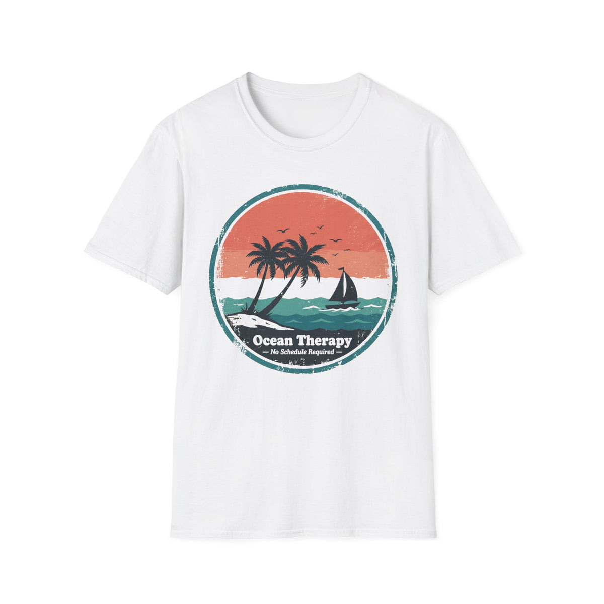 Ocean Therapy No Schedule Required T Shirt