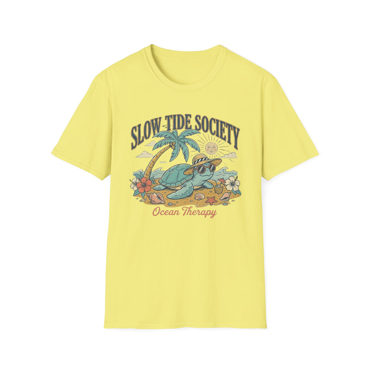 Ocean Therapy Slow Tide Society T Shirt