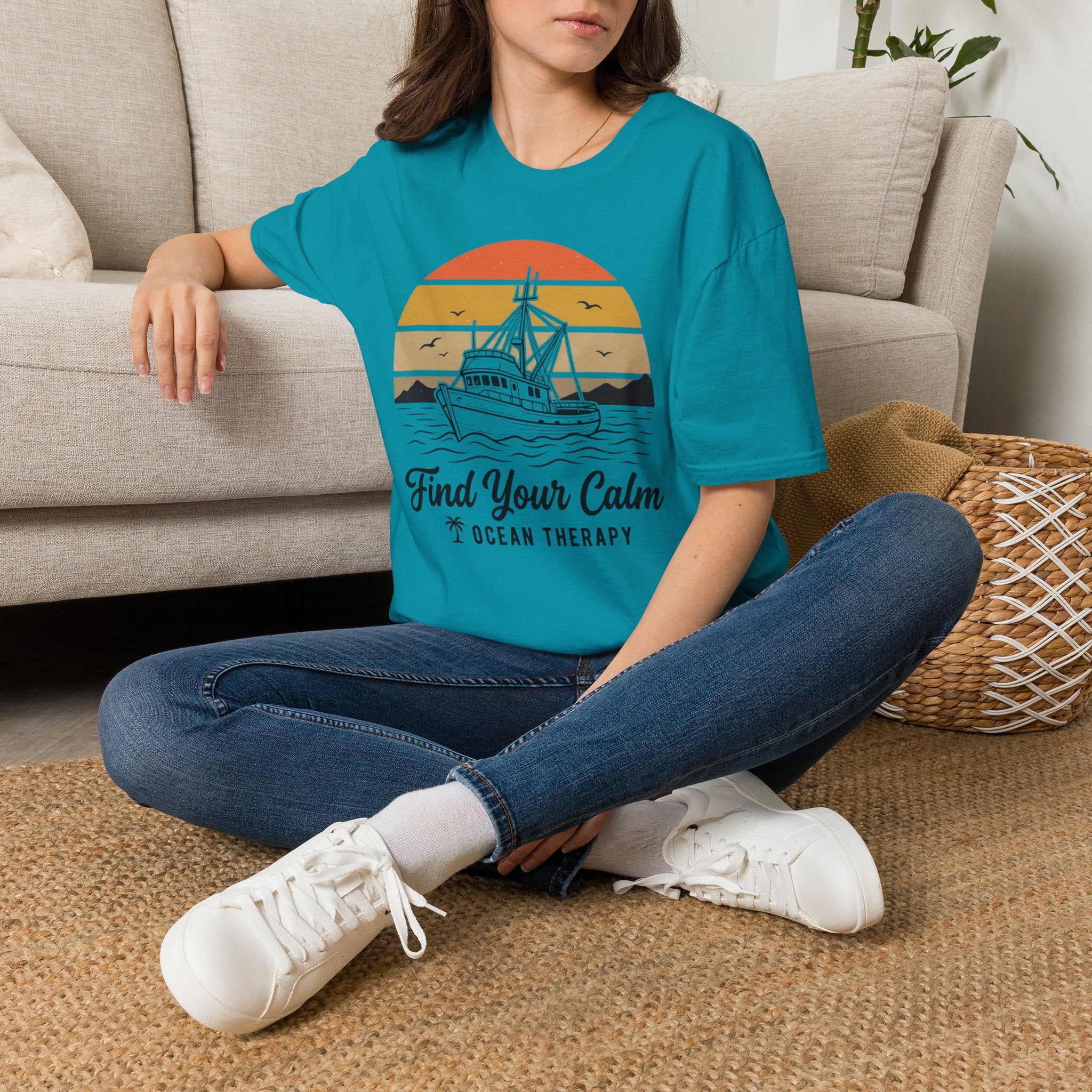 Ocean Therapy Find Your Calm T Shirt