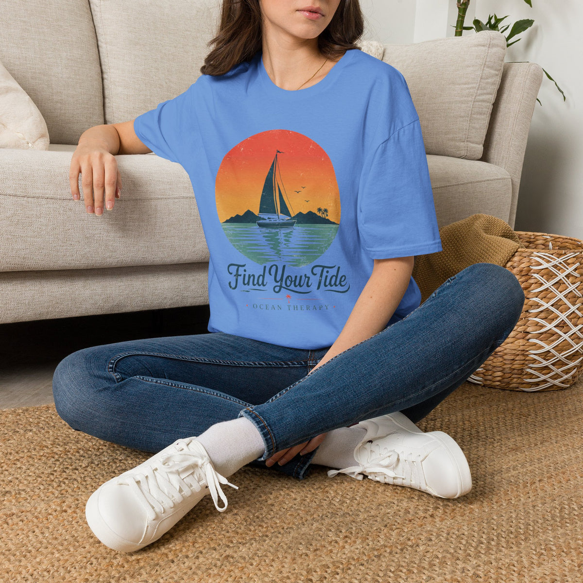 Ocean Therapy Find Your Tide T Shirt