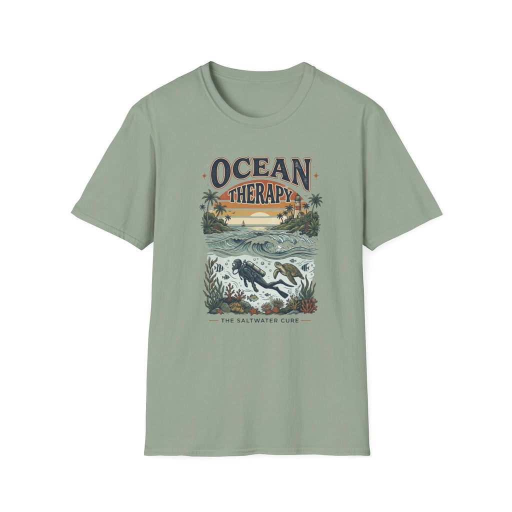 Ocean Therapy Beach Wave T-Shirt