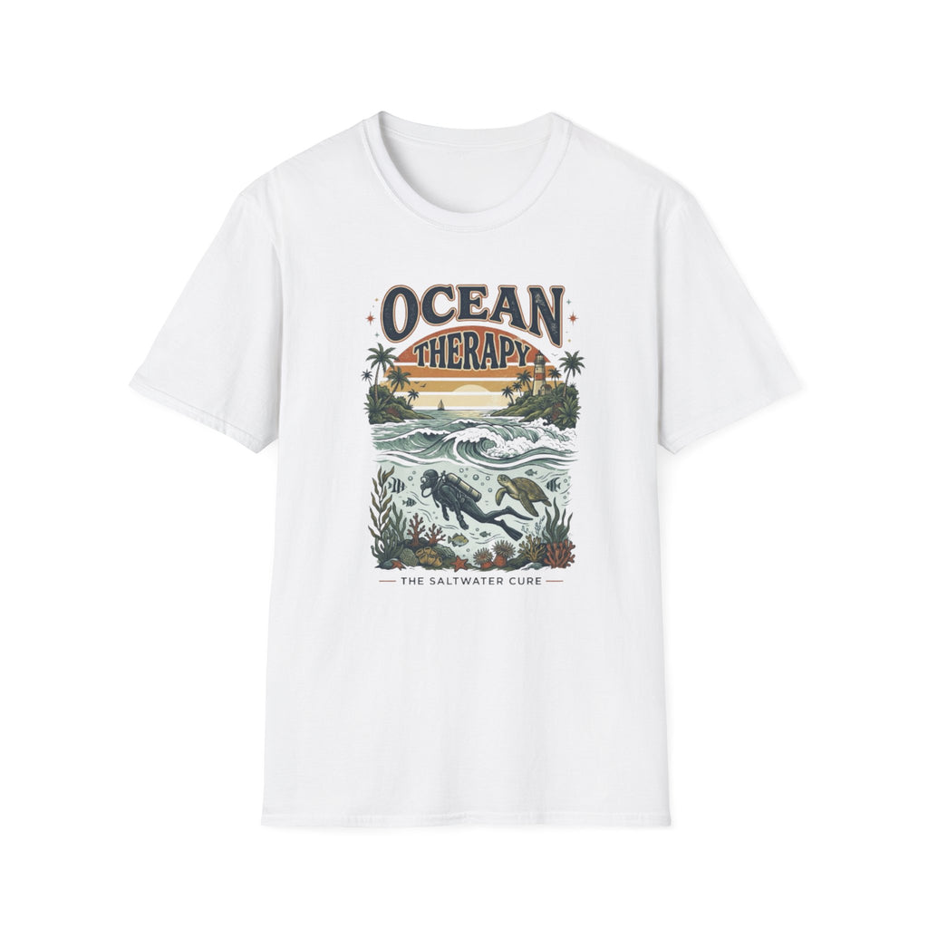 Ocean Therapy Beach Wave T-Shirt