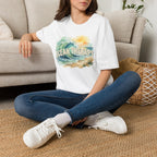 Ocean Therapy Beach Wave T Shirt
