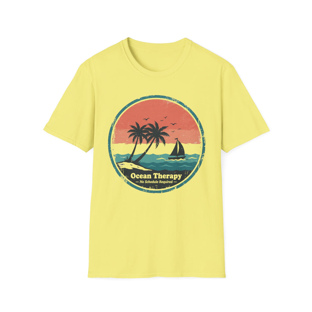 Ocean Therapy No Schedule Required T Shirt
