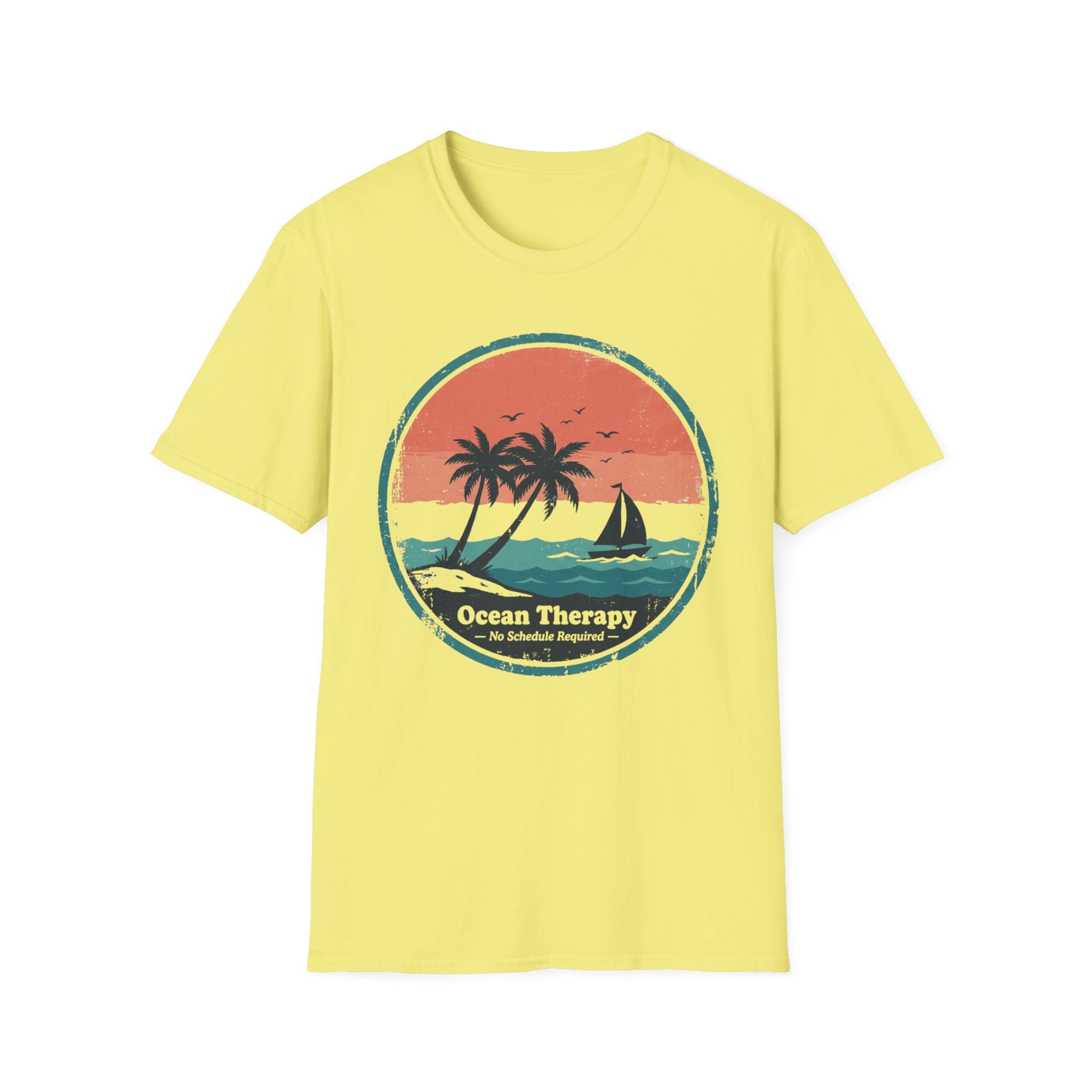 Ocean Therapy No Schedule Required T Shirt