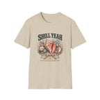 Shell Yeah T-Shirt – Vintage Seashell Graphic Tee for Beach Lovers