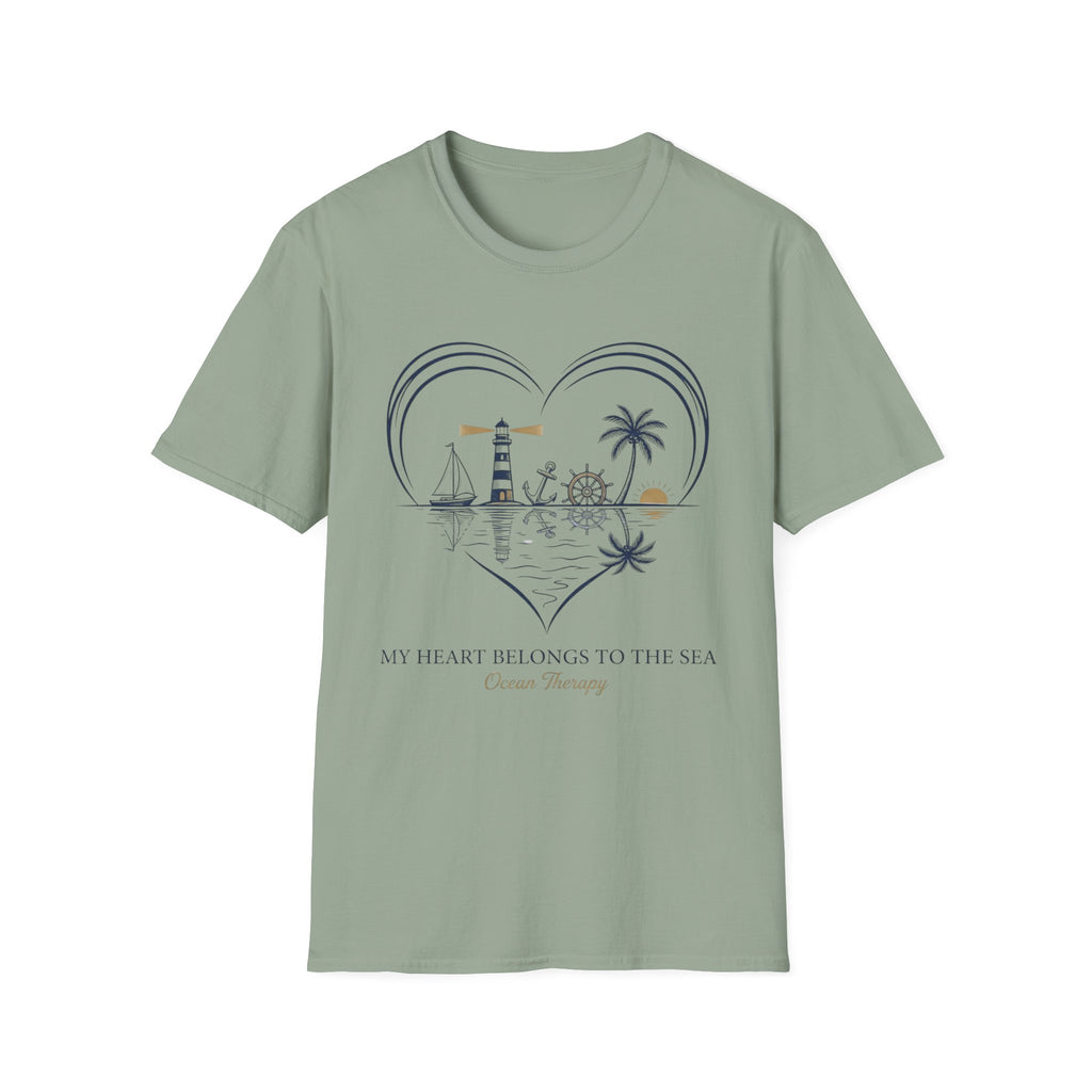 Ocean Therapy My Heart Belongs To The Sea T Shirt