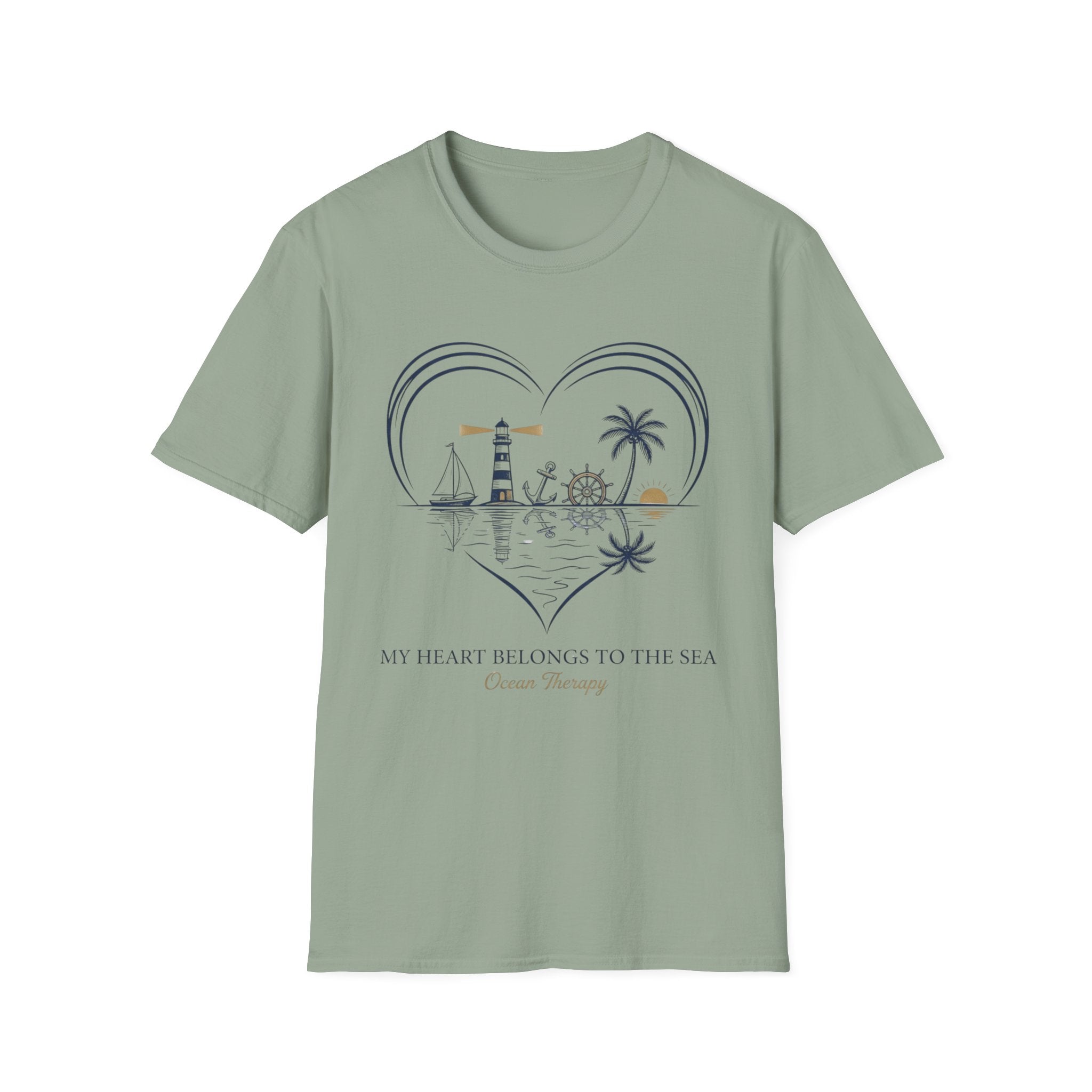 Ocean Therapy My Heart Belongs To The Sea T Shirt