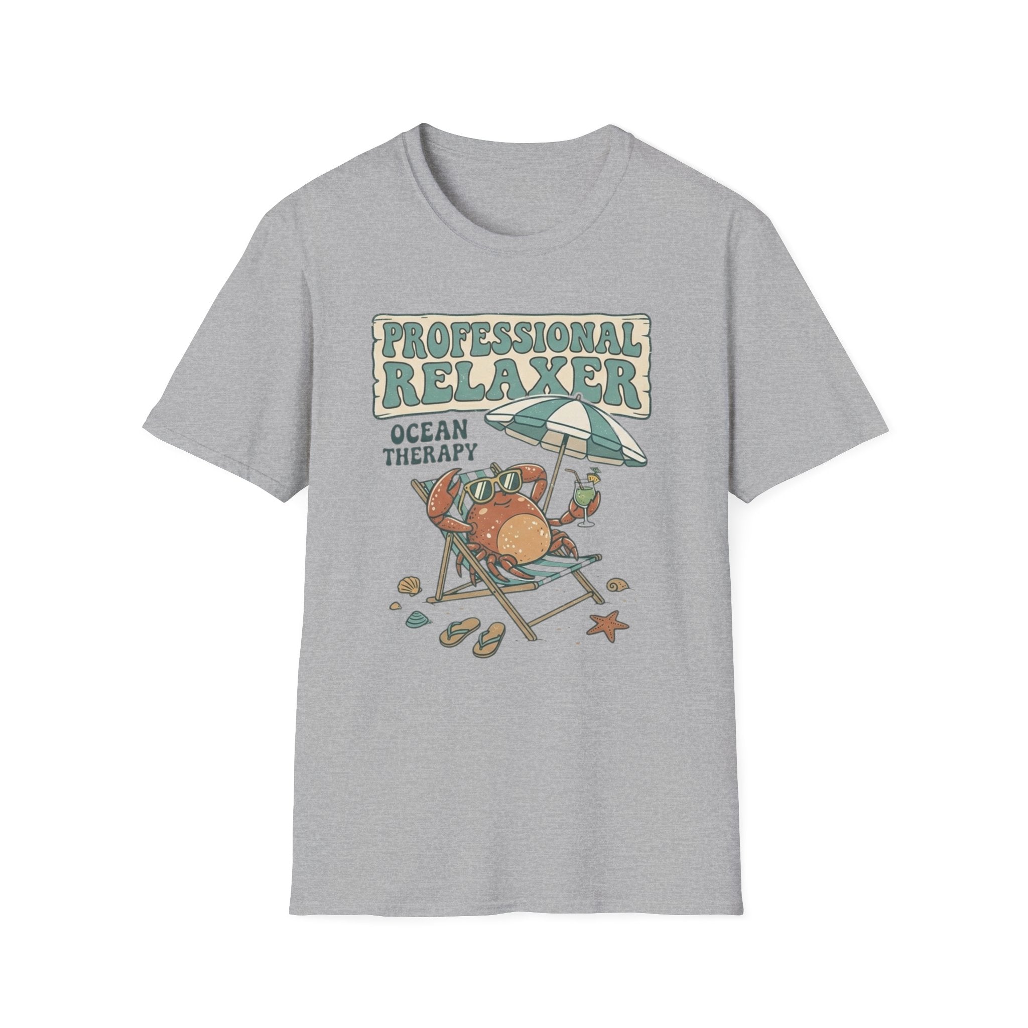 Ocean Therapy Professional Relaxer Crab T Shirt