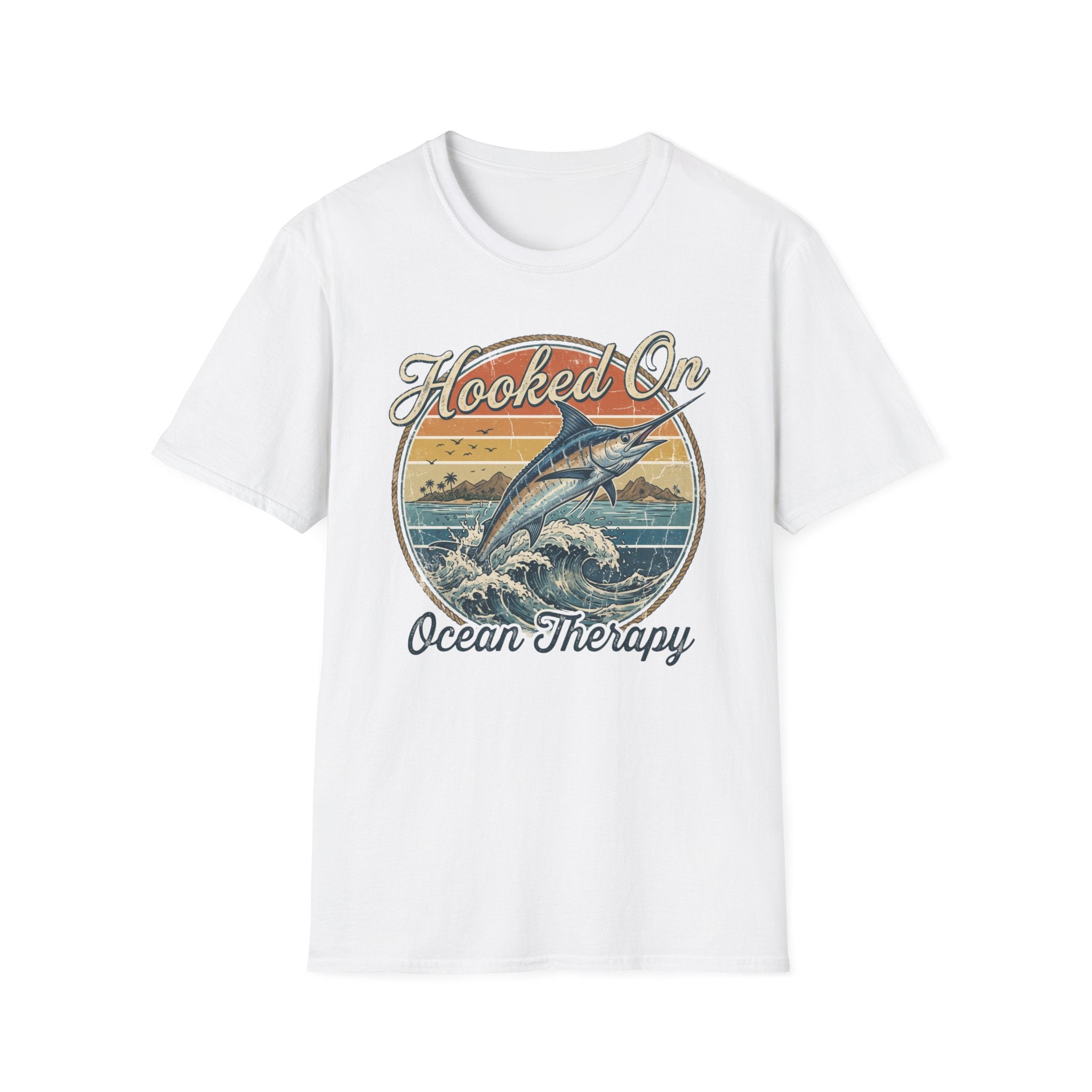 Ocean Therapy Be Where You're Happy T Shirt