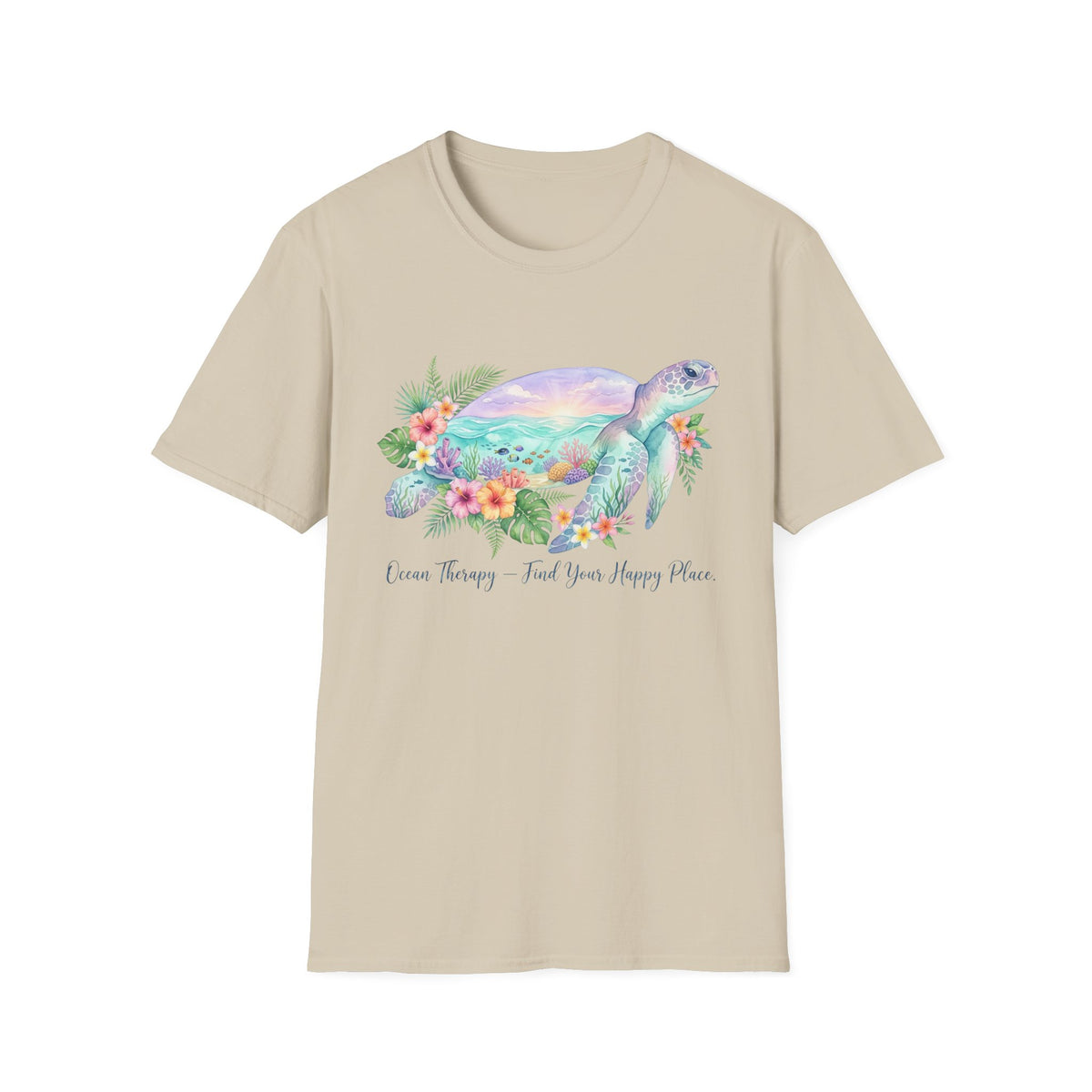 Ocean Therapy Find Your Happy Place T Shirt