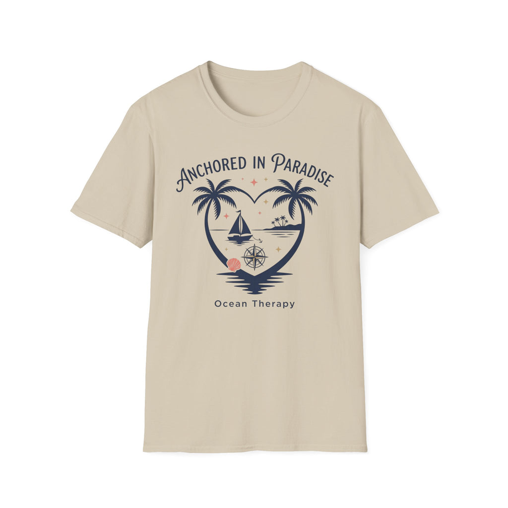 Ocean Therapy Anchored In Paradise T Shirt