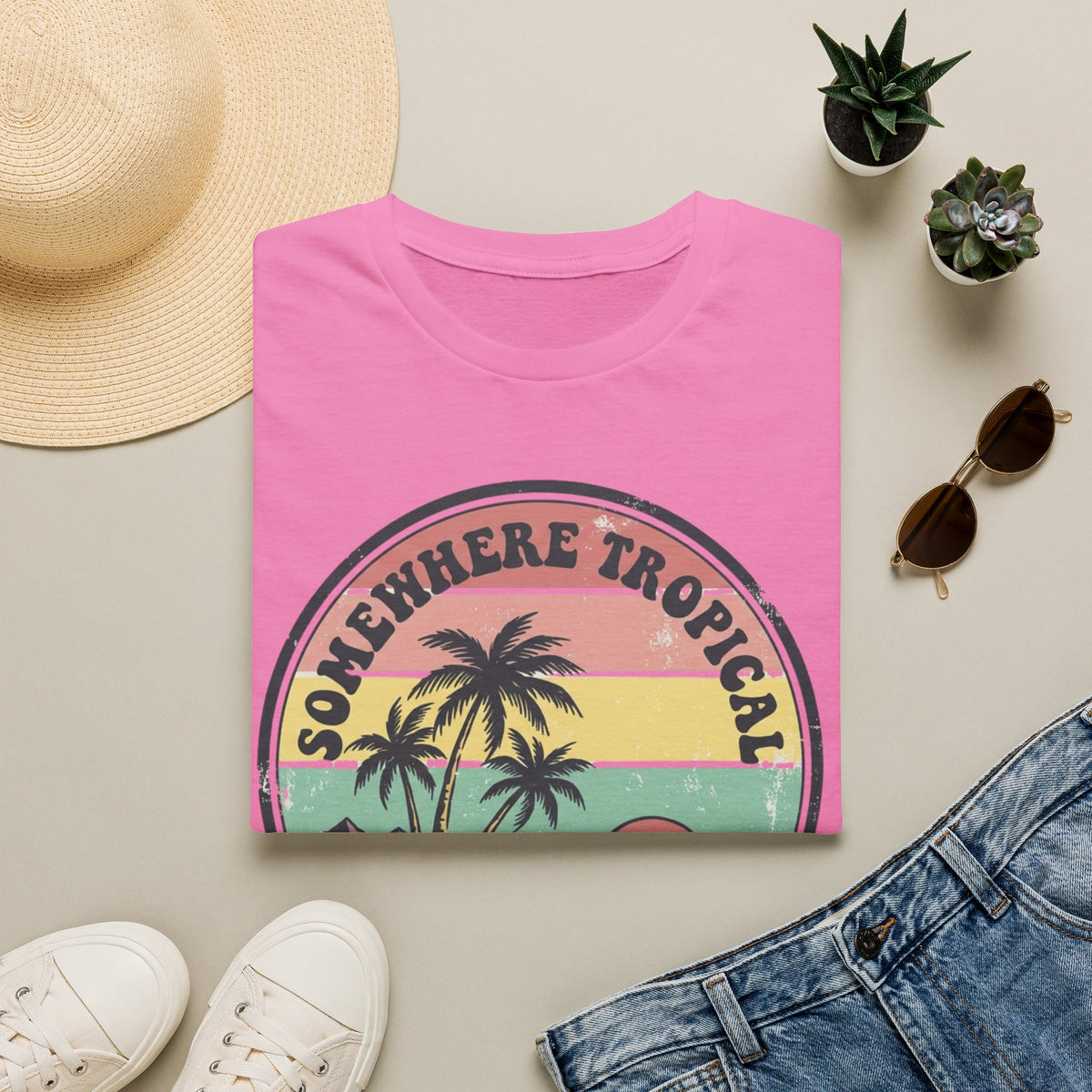 Ocean Therapy Somewhere Tropical T Shirt