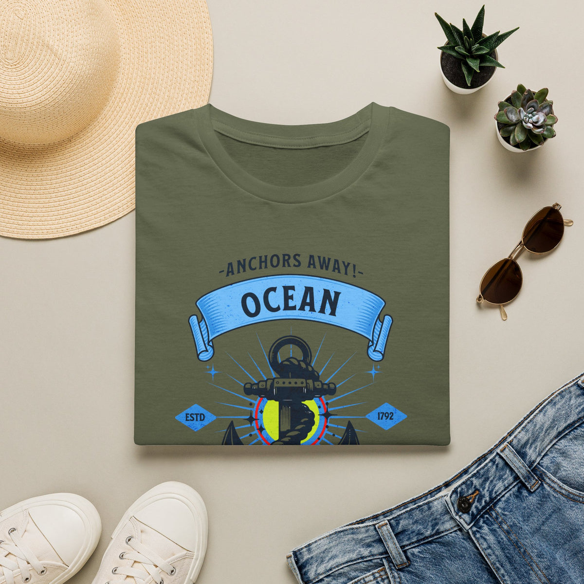 Ocean Therapy Anchors Away T Shirt