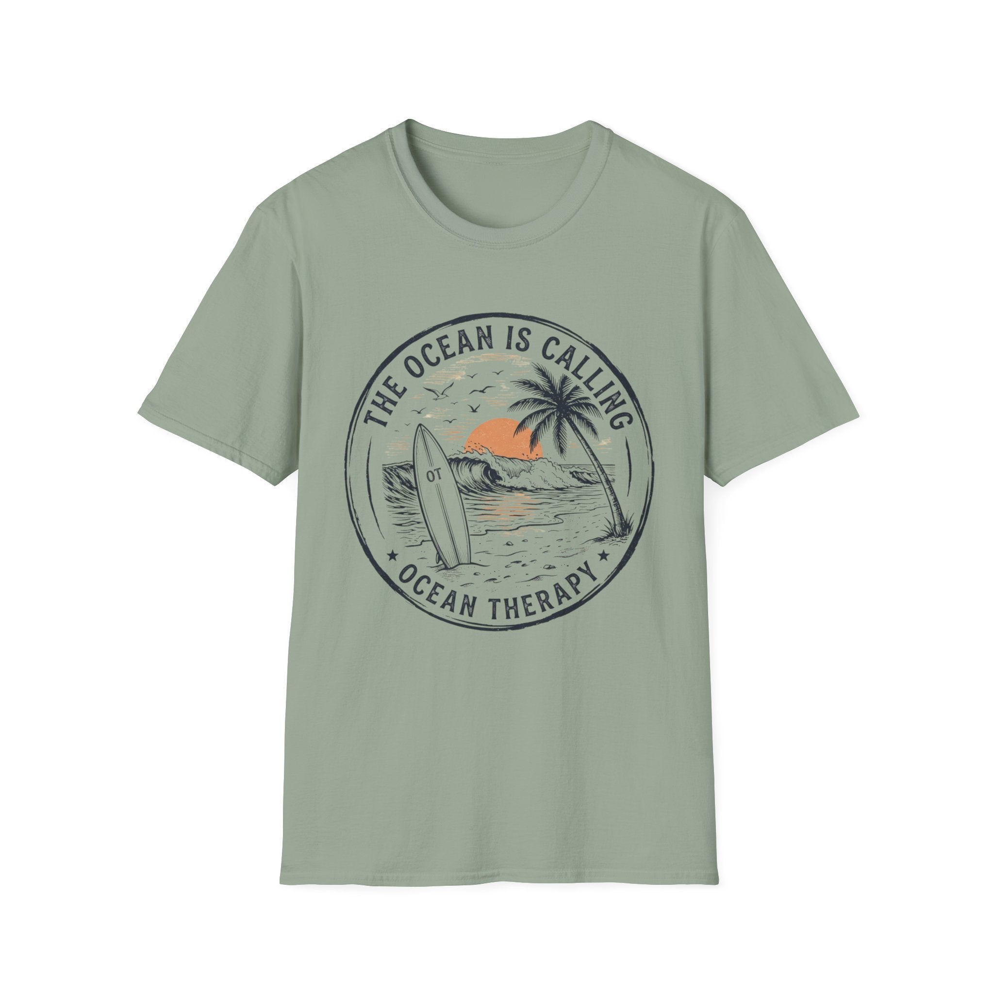 Ocean Therapy The Ocean Is Calling T Shirt