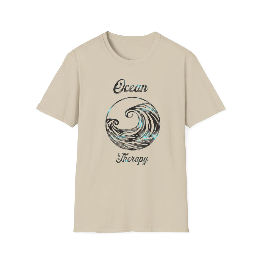 Ocean Therapy Halftone Wave T Shirt