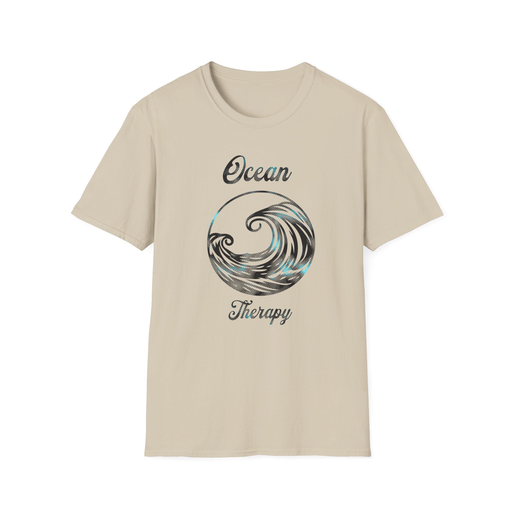 Ocean Therapy Halftone Wave T Shirt