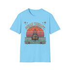 Ocean Therapy T-Shirt — "Catch Some Peace" Vintage Ship Beach Tee
