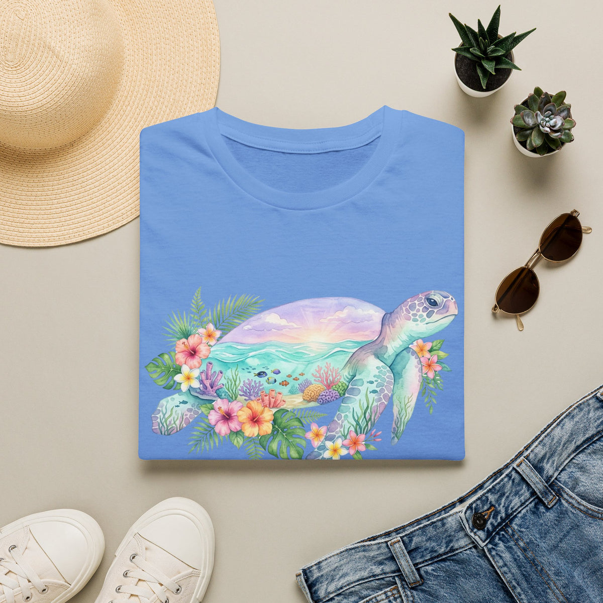 Ocean Therapy Find Your Happy Place T Shirt