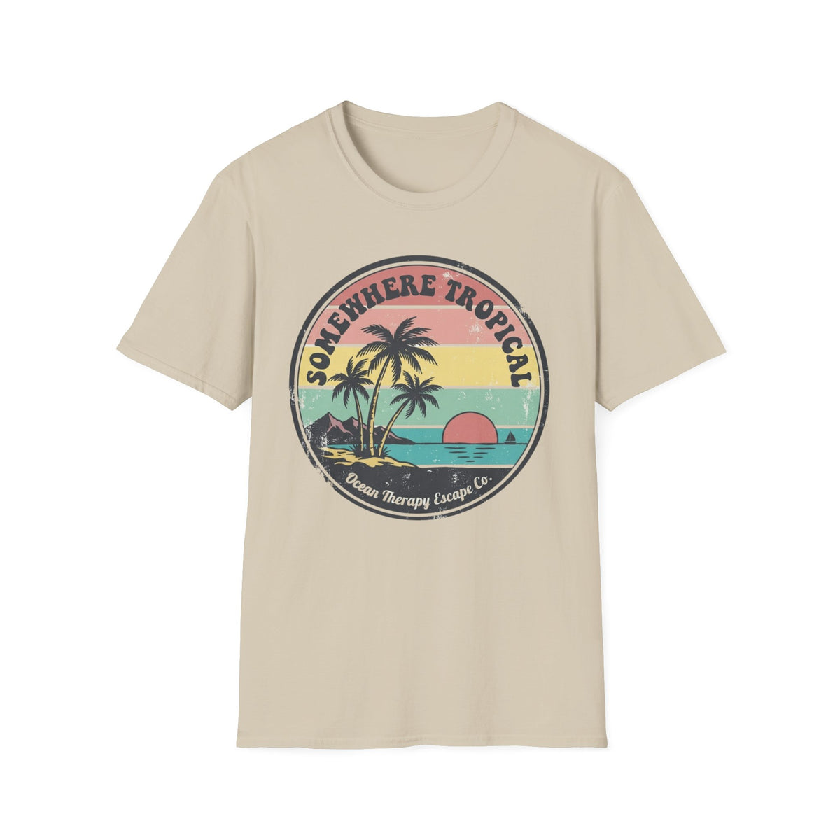 Ocean Therapy Somewhere Tropical T Shirt