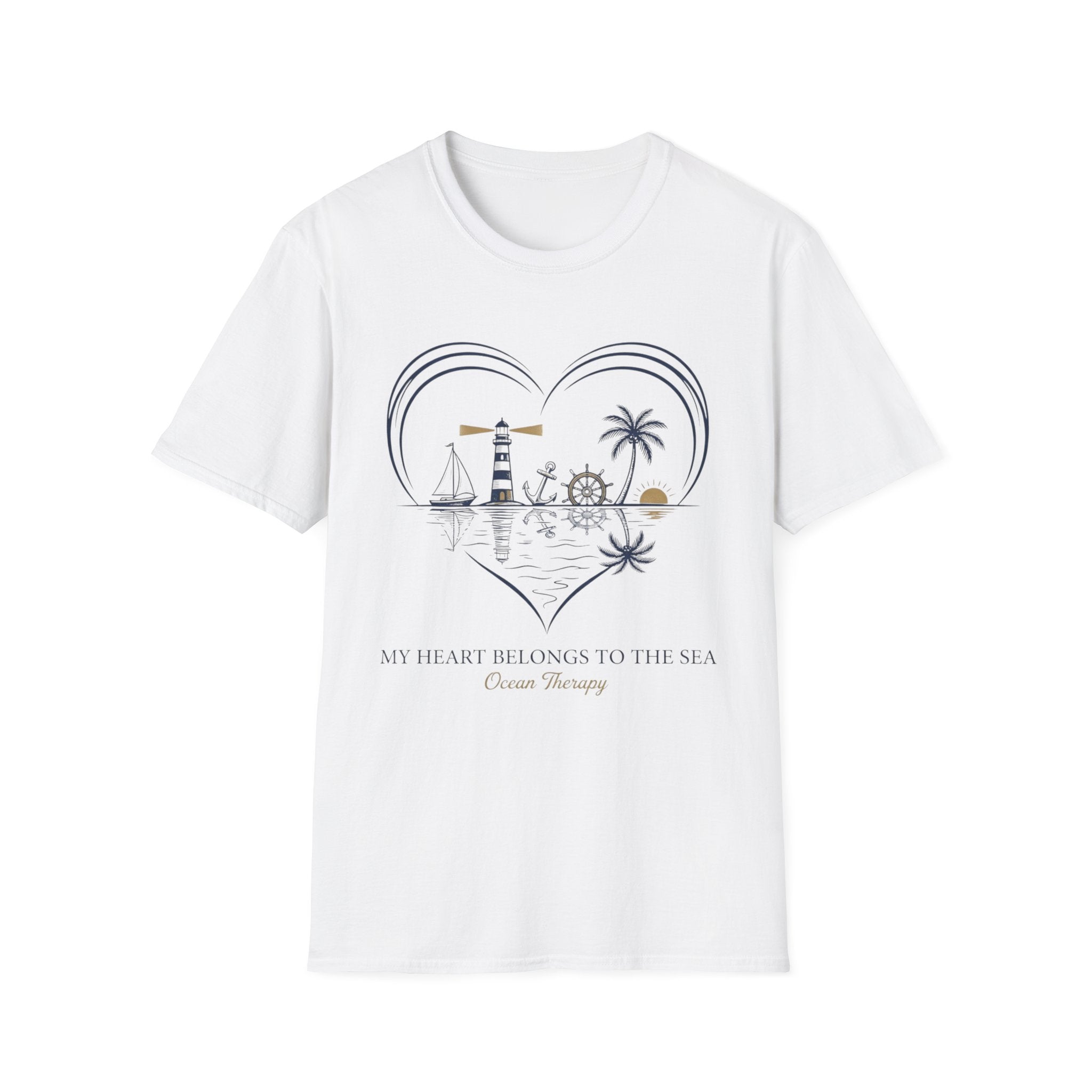 Ocean Therapy My Heart Belongs To The Sea T Shirt
