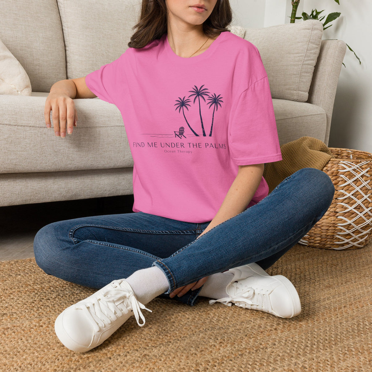 Ocean Therapy Find Me Under The Palms T Shirt