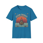 Ocean Therapy T-Shirt — "Catch Some Peace" Vintage Ship Beach Tee