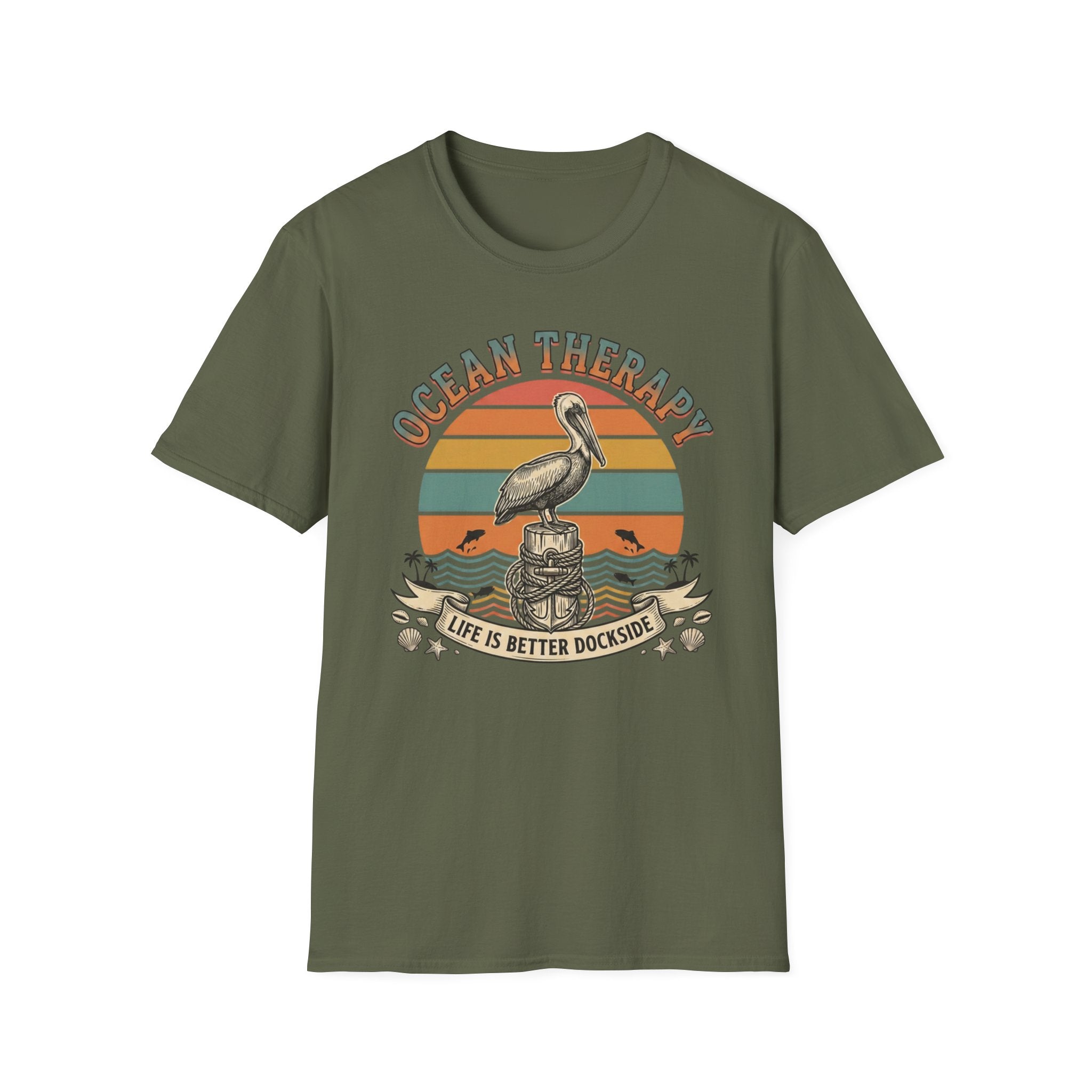 Ocean Therapy Life Is Better Dockside T Shirt