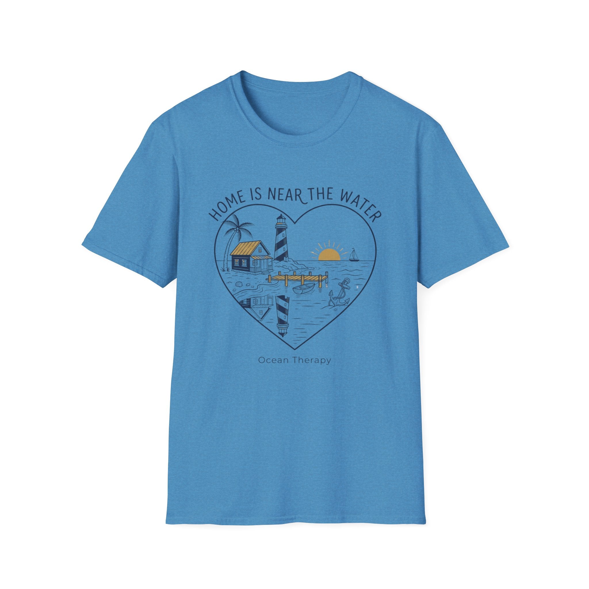 Ocean Therapy Home Is Near The Water T Shirt