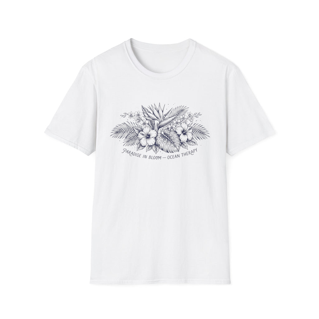 Ocean Therapy Paradise In Bloom T Shirt