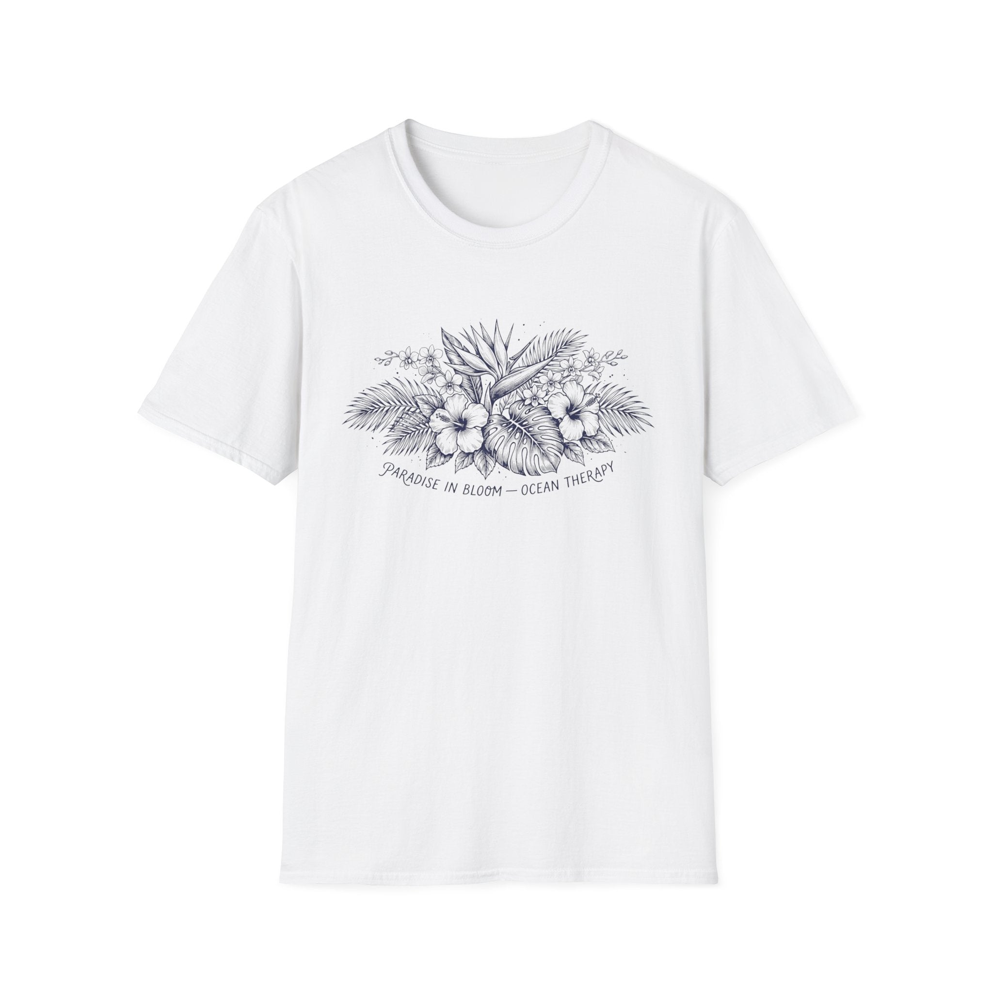 Ocean Therapy Paradise In Bloom T Shirt
