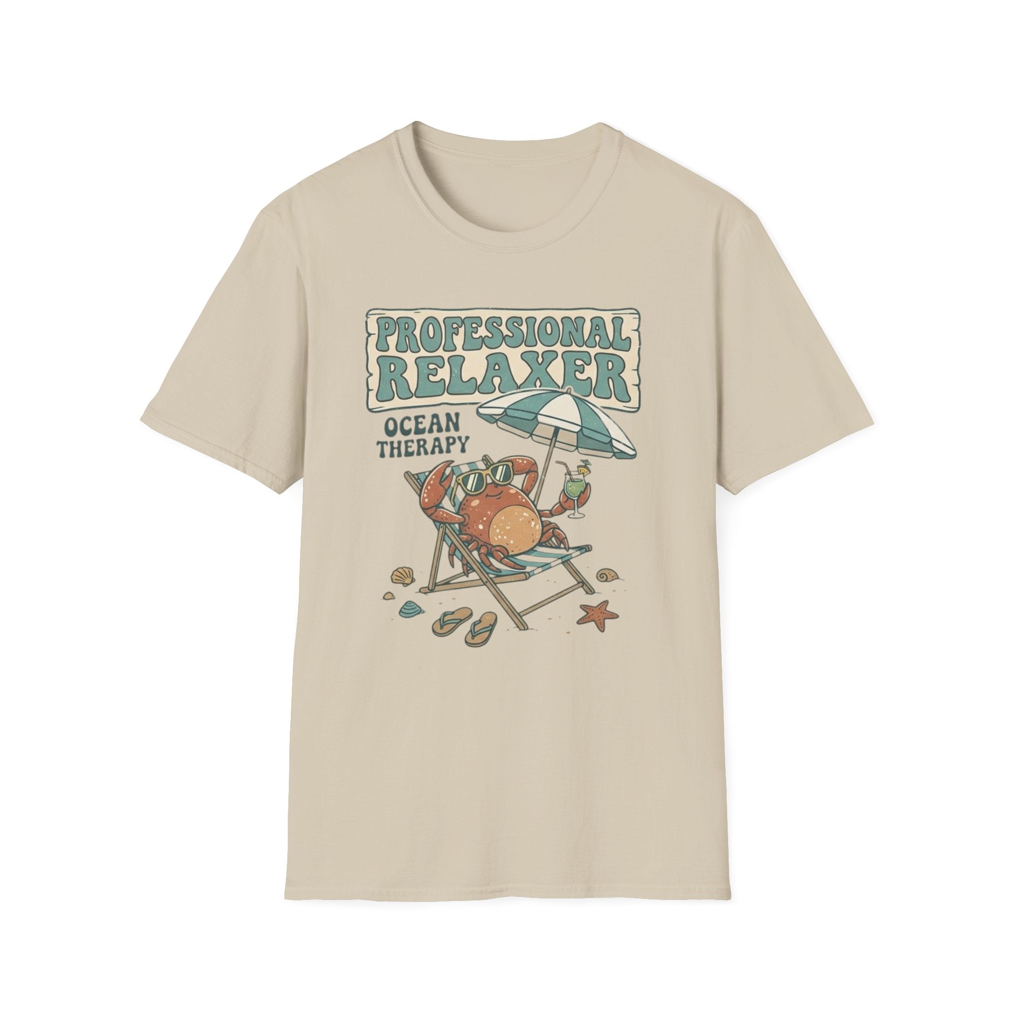 Ocean Therapy Professional Relaxer Crab T Shirt