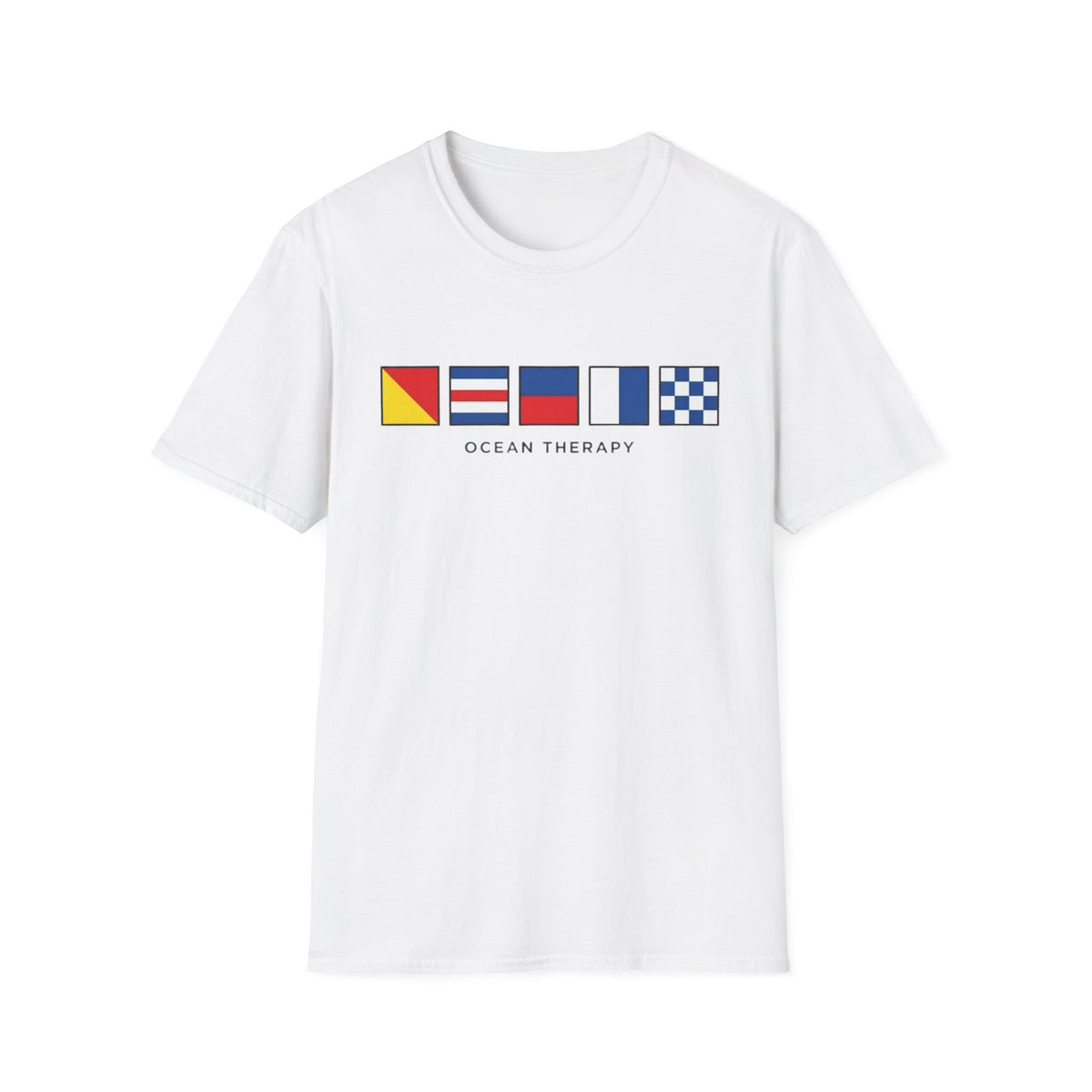 Ocean Therapy Nautical Flags T Shirt