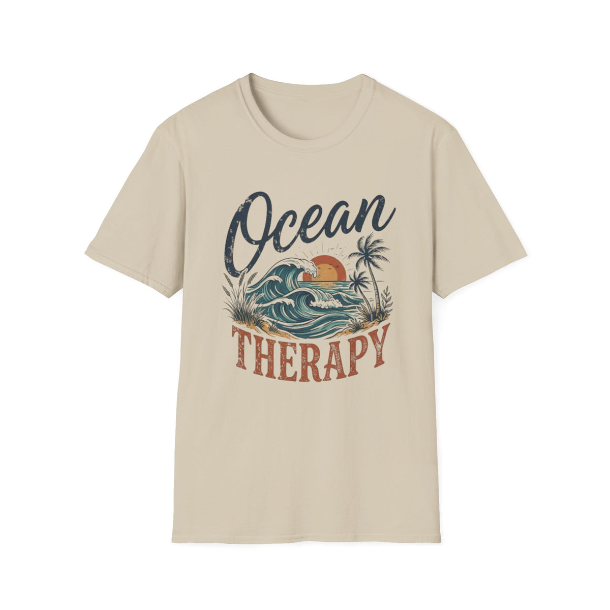 Ocean Therapy Beach Sunset T-Shirt