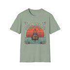 Ocean Therapy T-Shirt — "Catch Some Peace" Vintage Ship Beach Tee