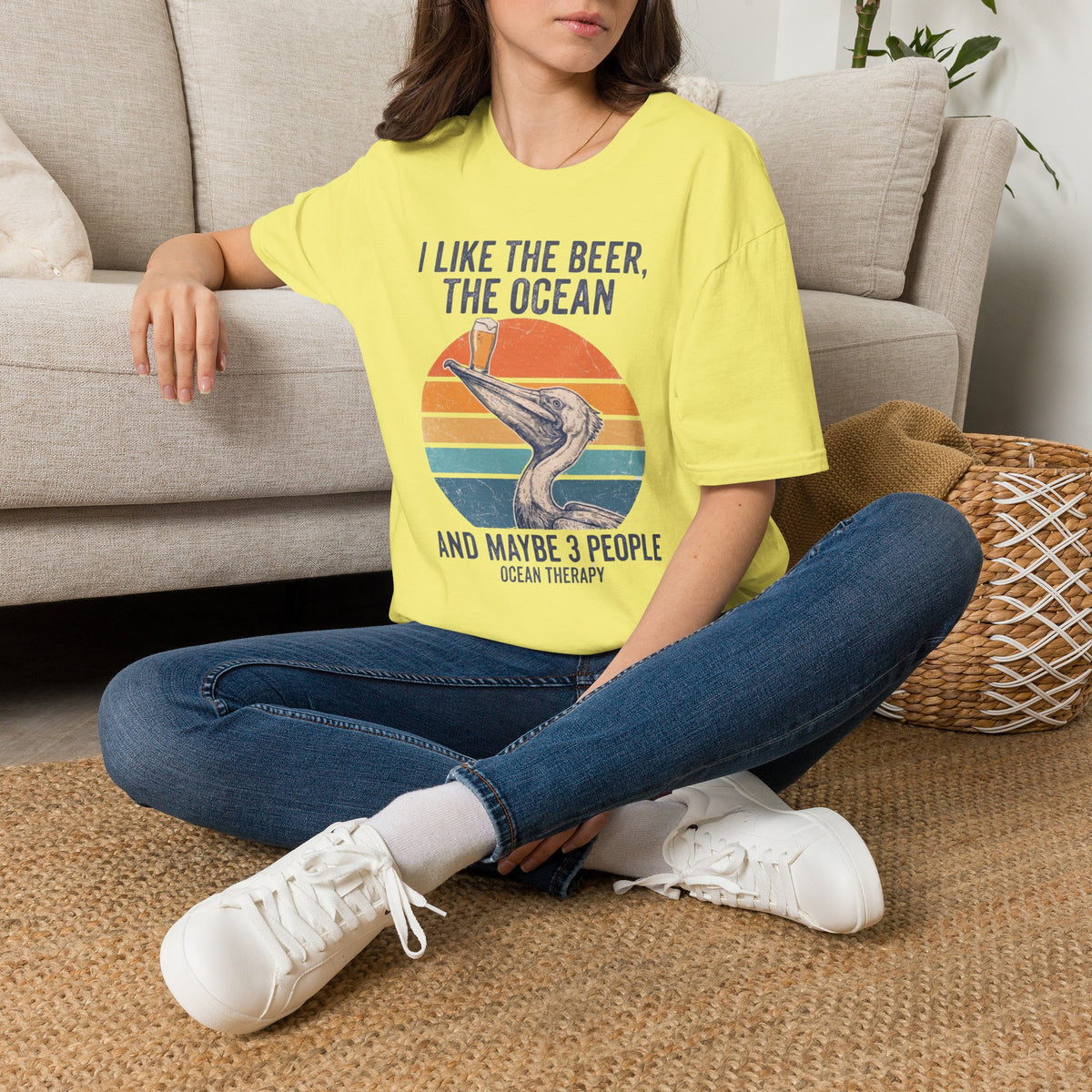 Ocean Therapy Beer Ocean People T Shirt