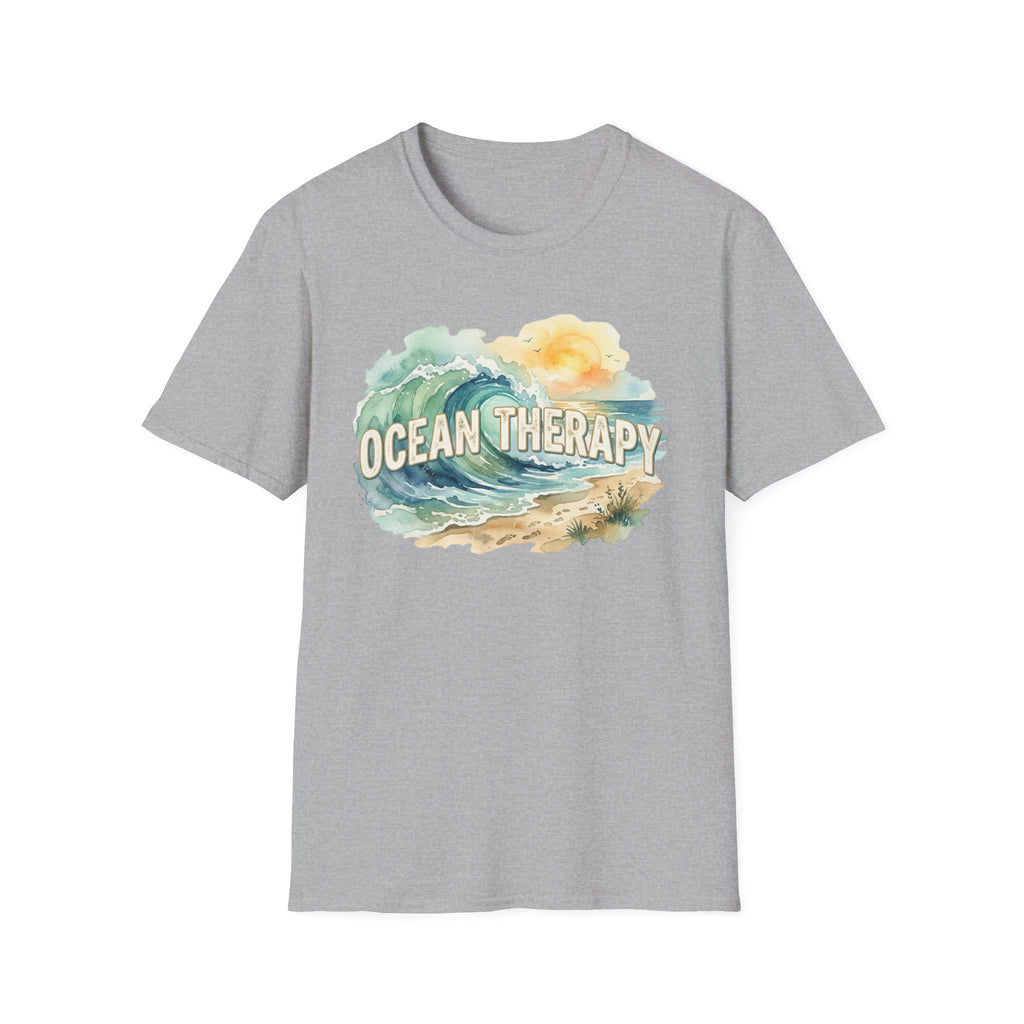 Ocean Therapy Beach Wave T Shirt