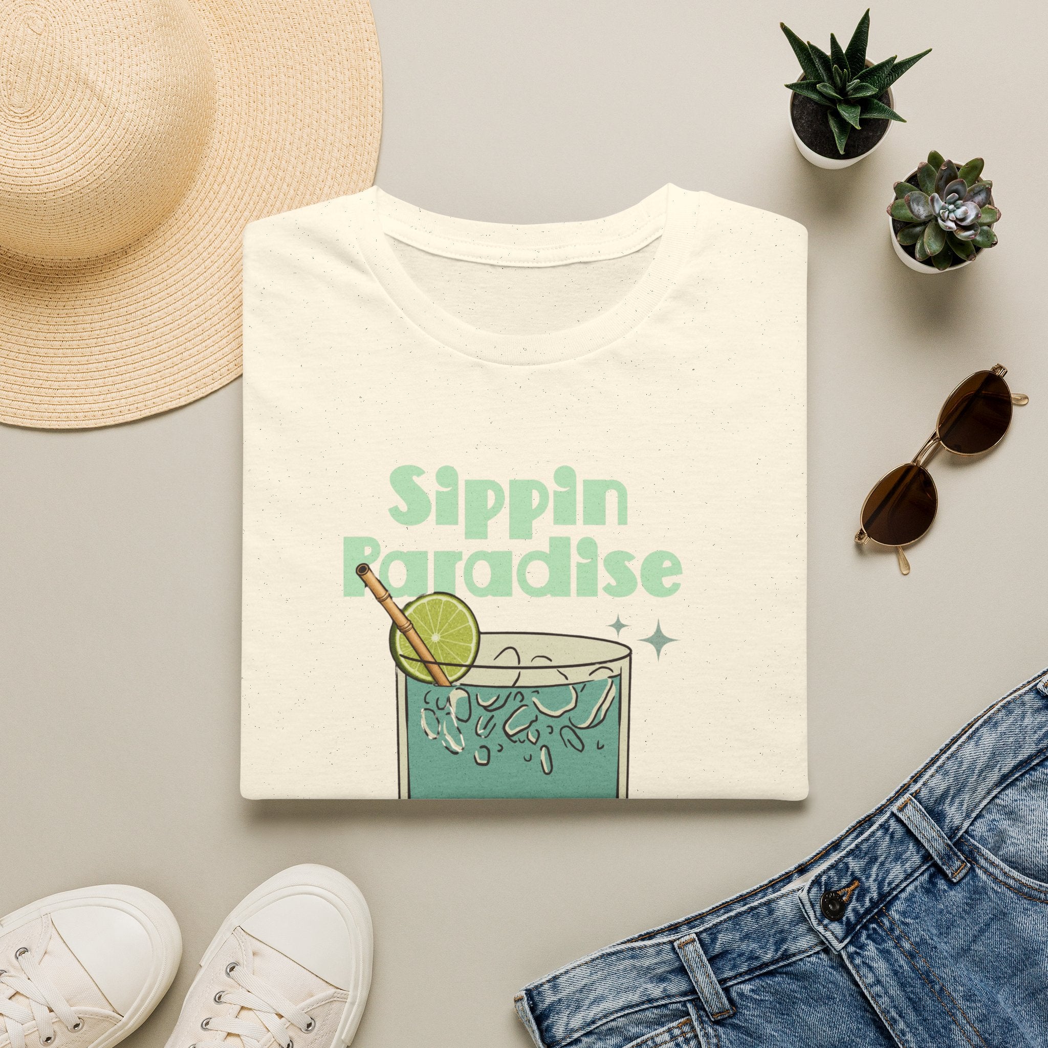 Sippin' Paradise T Shirt