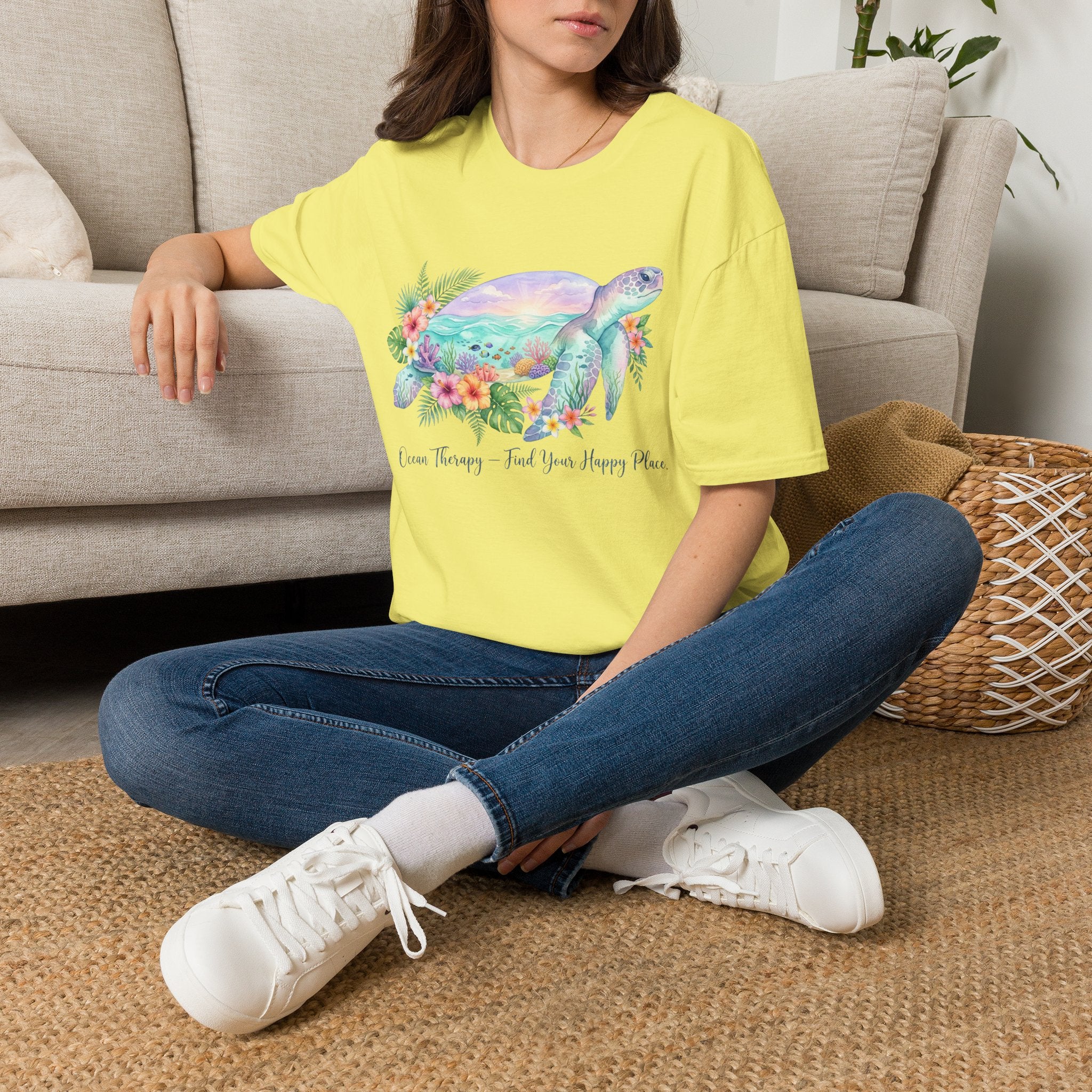Ocean Therapy Find Your Happy Place T Shirt