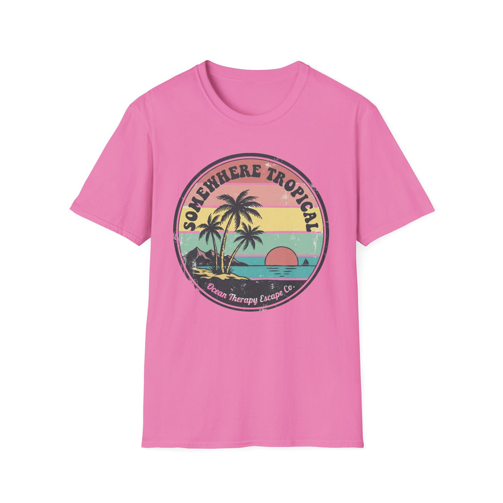 Ocean Therapy Somewhere Tropical T Shirt