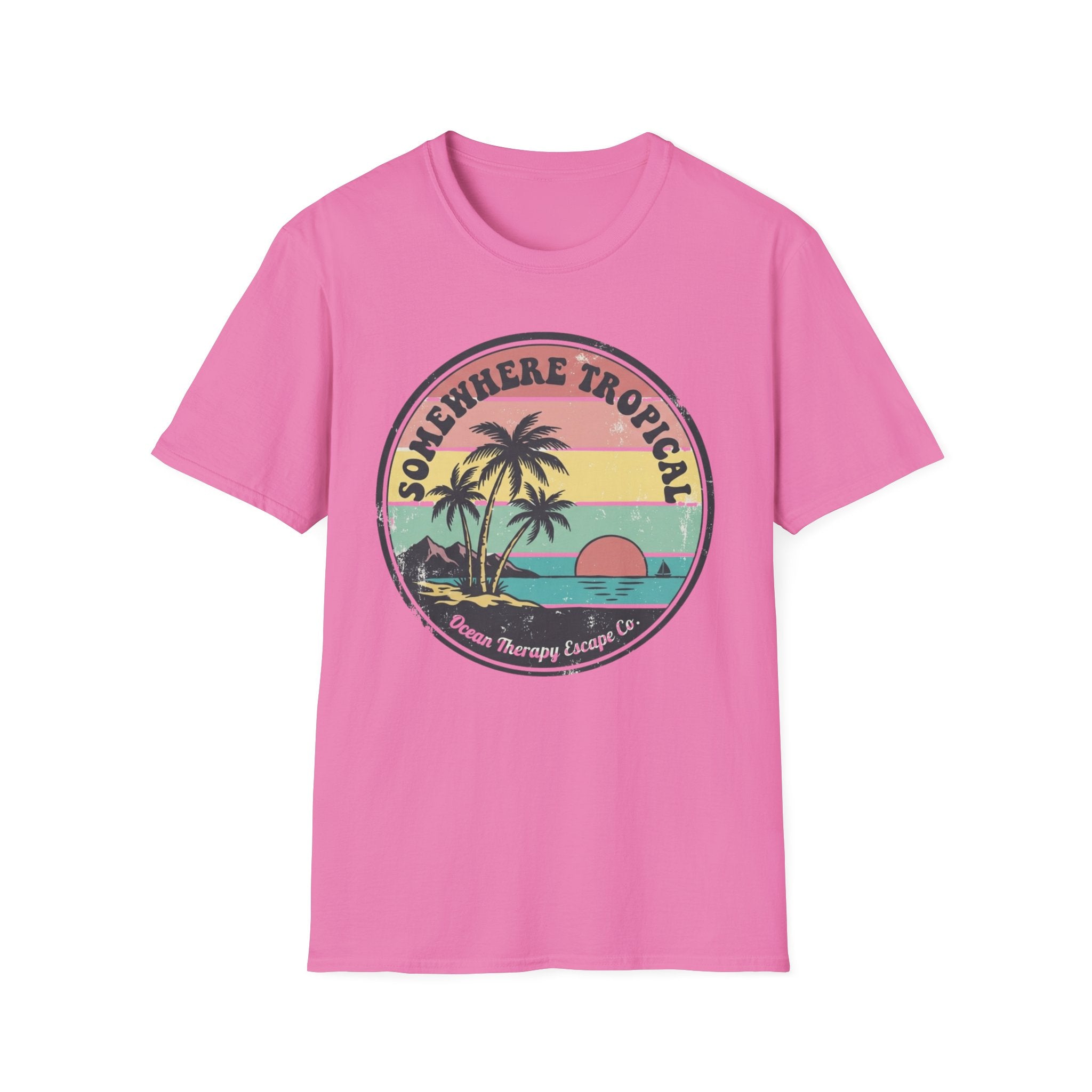 Ocean Therapy Somewhere Tropical T Shirt