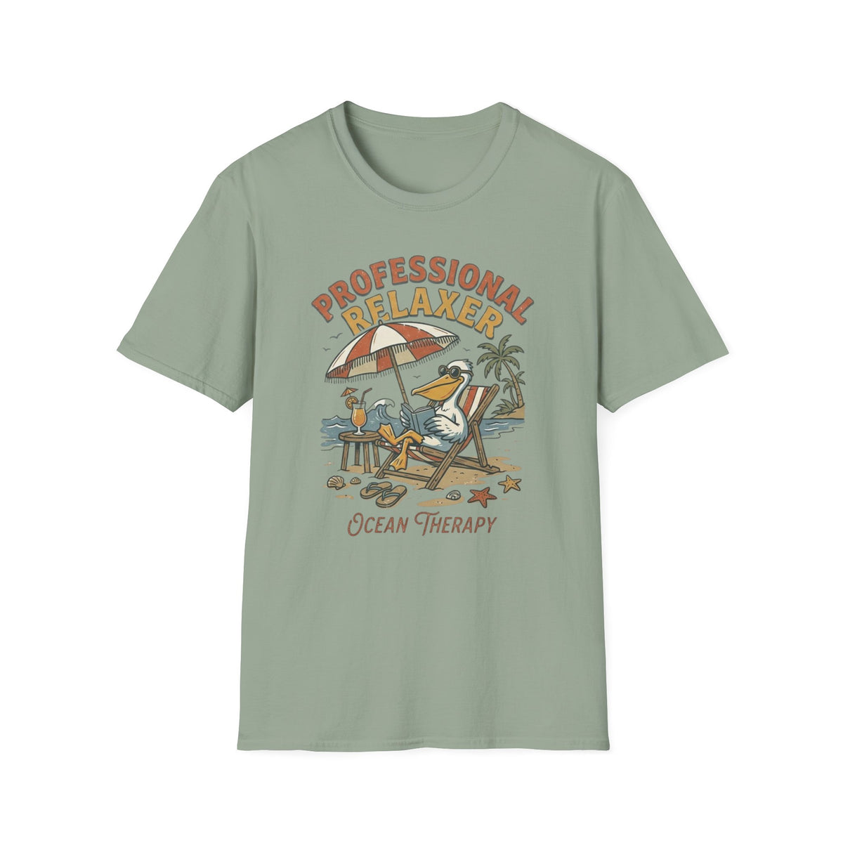 Ocean Therapy Professional Relaxer Pelican T Shirt