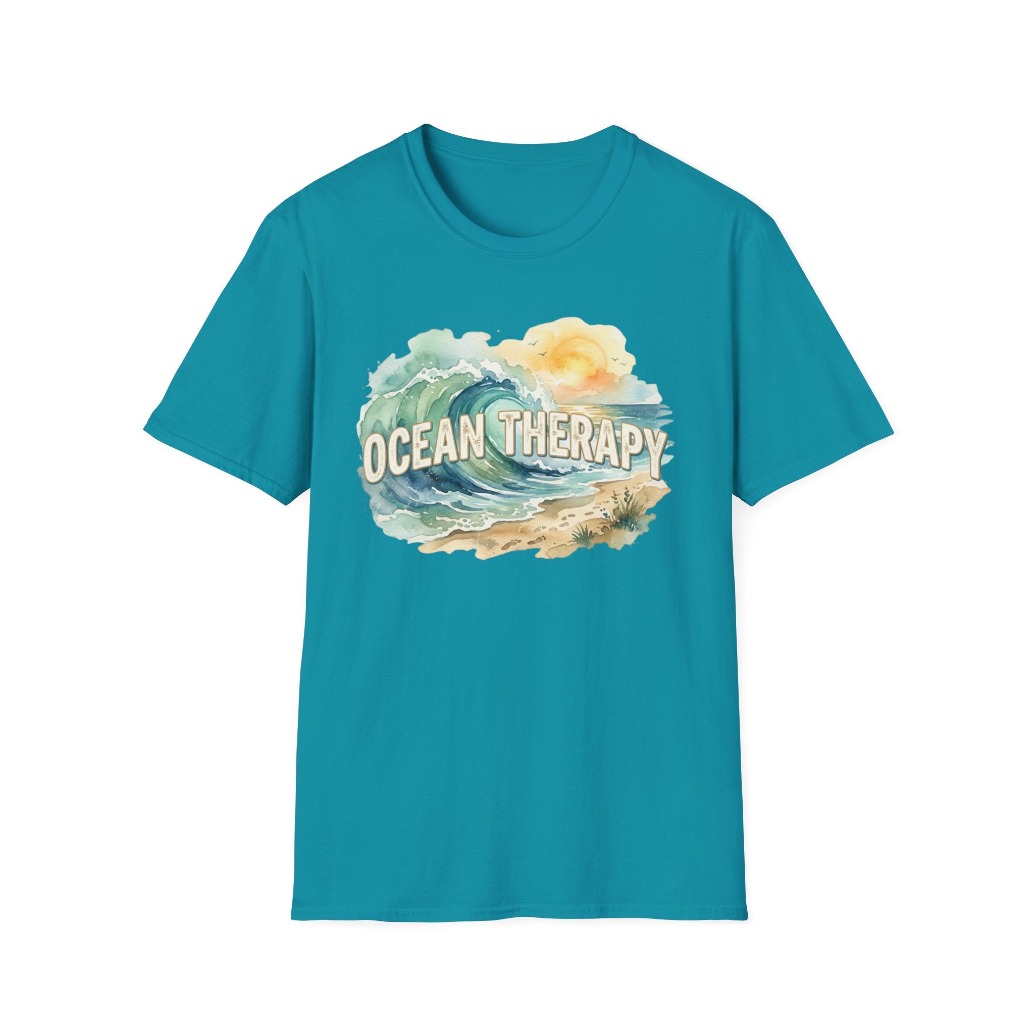 Ocean Therapy Beach Wave T Shirt
